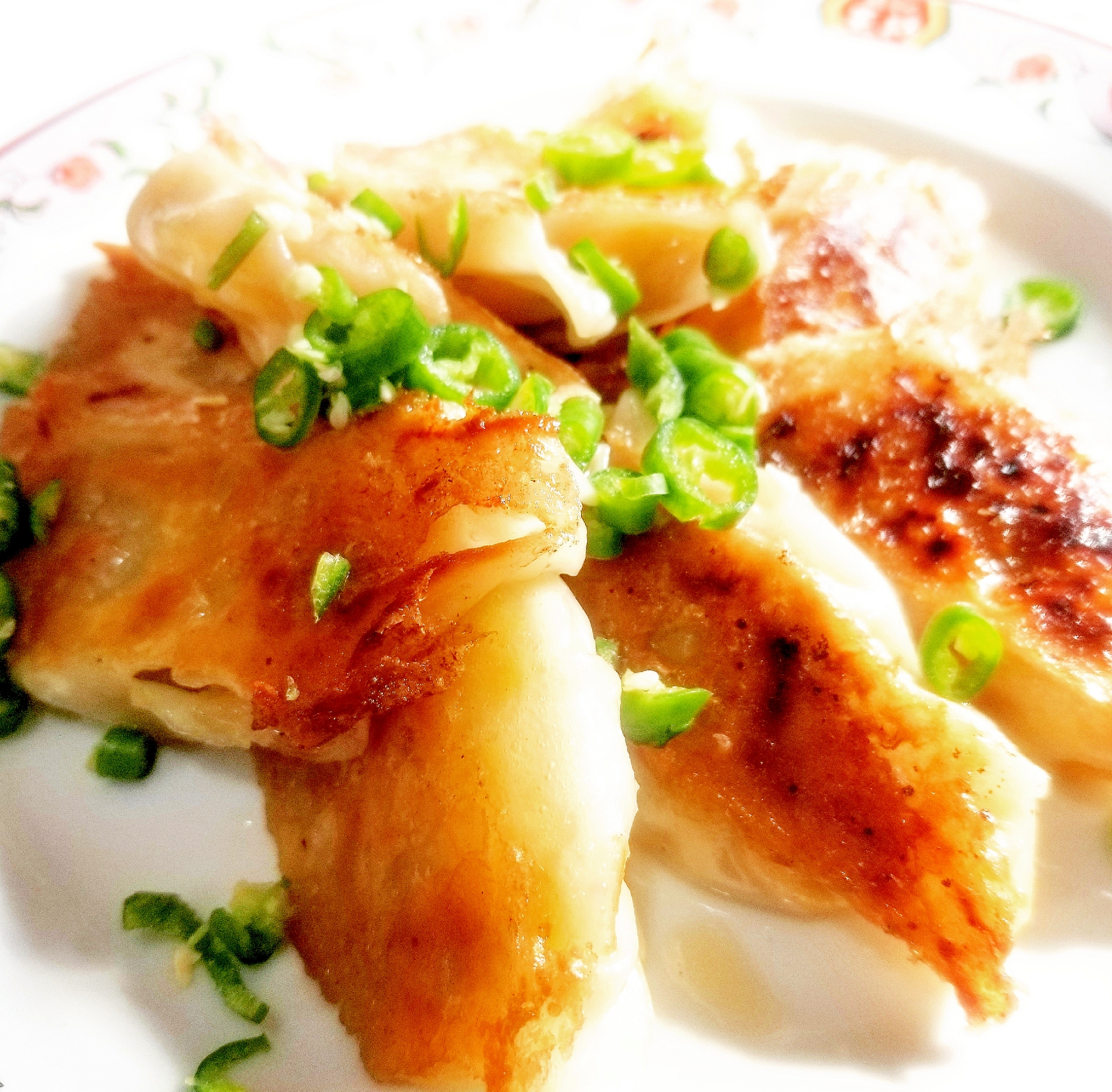 青とうがらしで夏仕様！レタス餃子