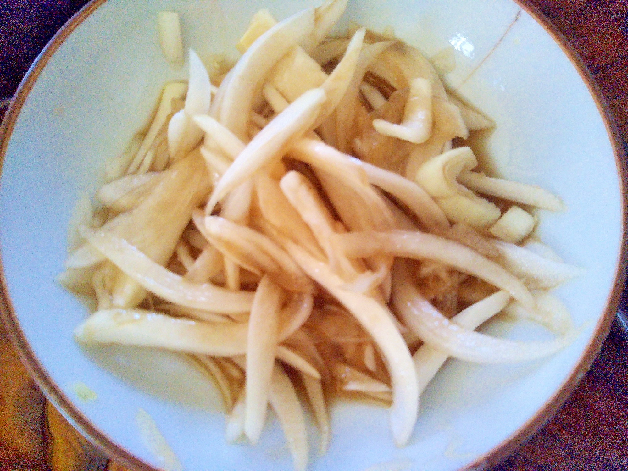 新玉ねぎの梅酢醤油和え