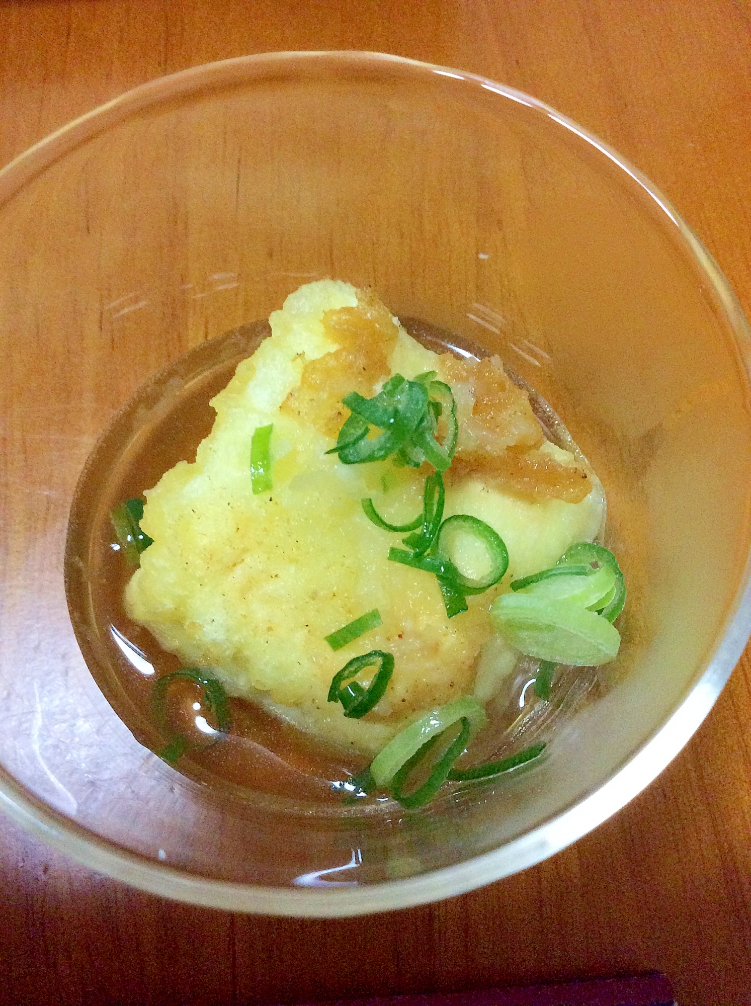 天ぷら粉で揚げ出し豆腐風