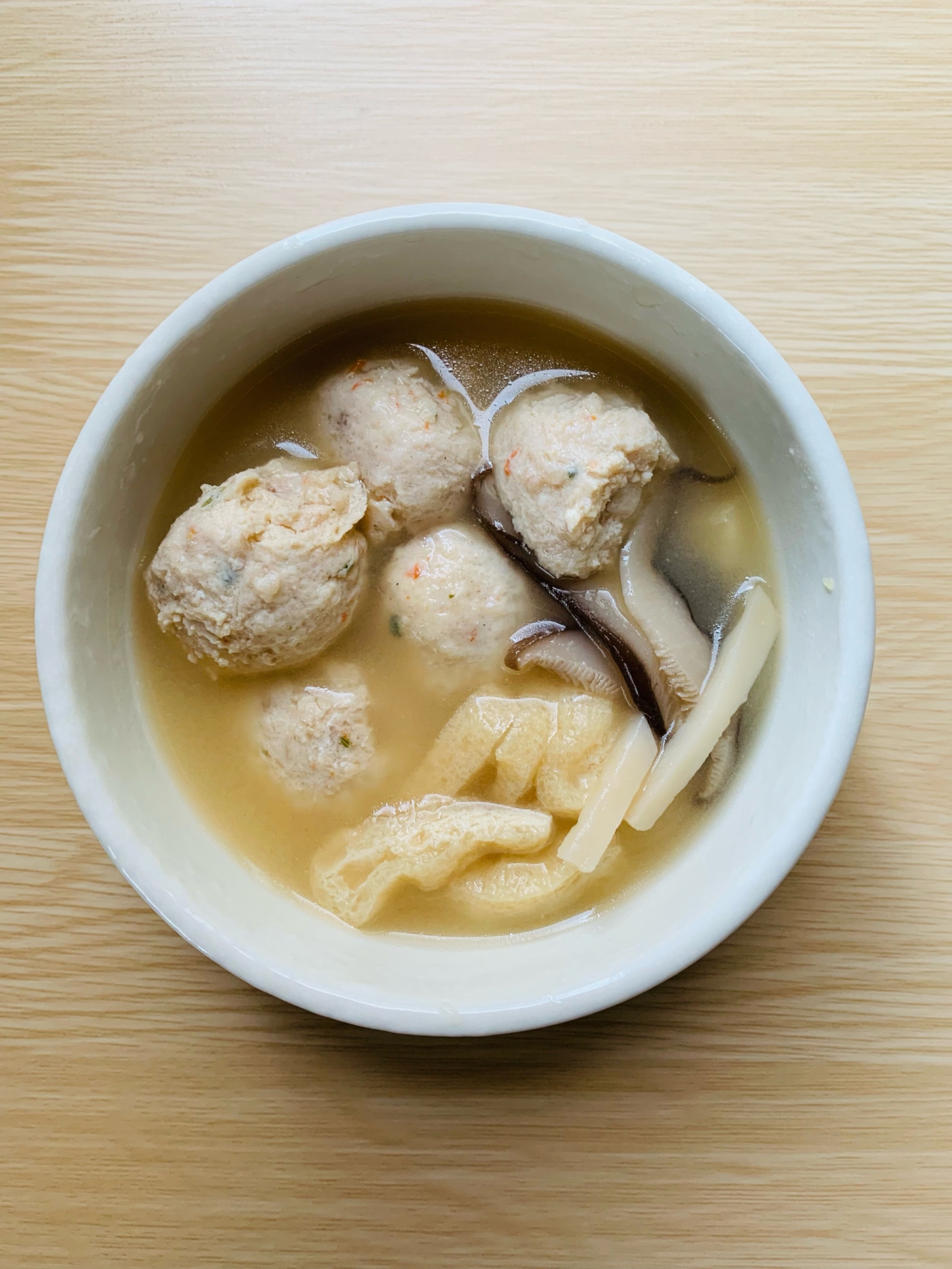 鍋♡肉団子・油揚げ・エリンギ