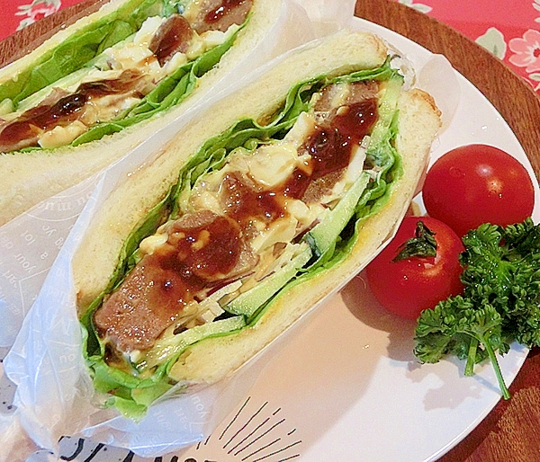 照り焼きミートボールサンド♪