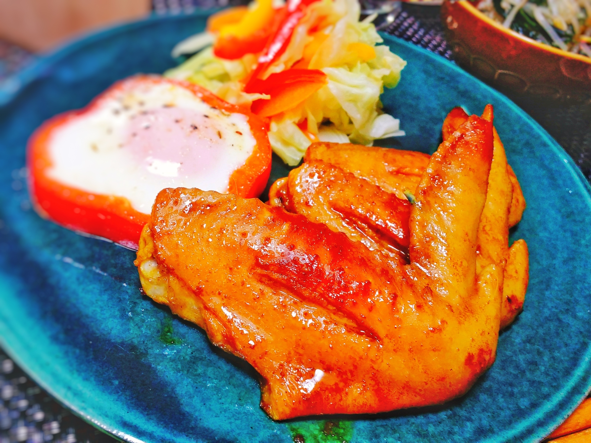 うまうま♡手羽先のカレー粉焼き♪