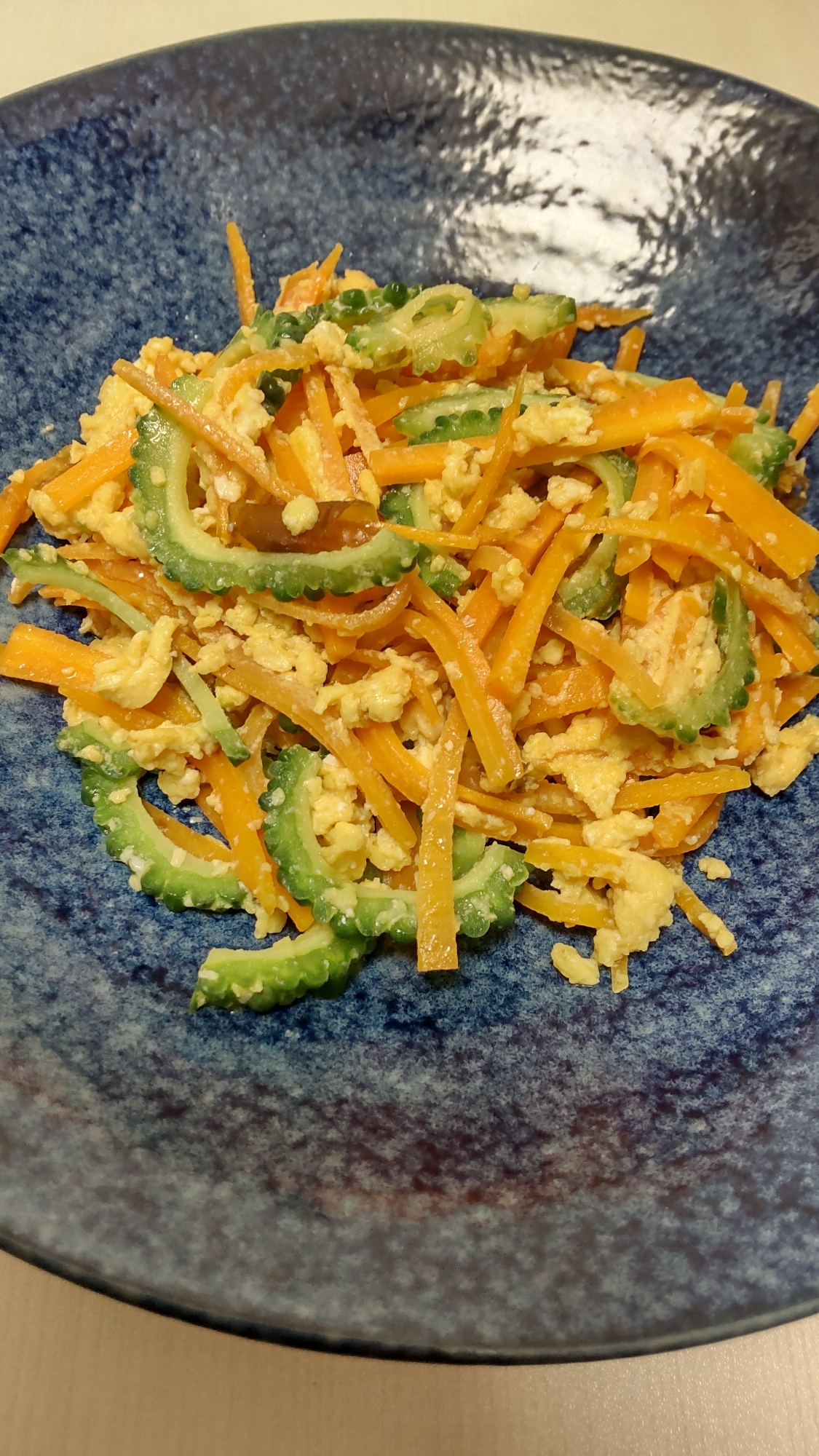 ゴーヤ入りにんじんしりしり☆