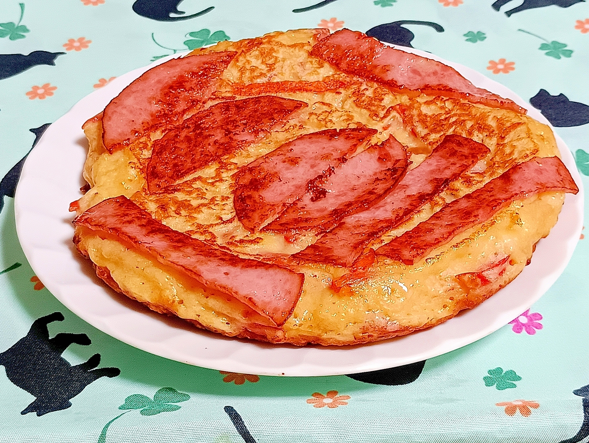 大根と人参とシャウスライスでお好み焼き