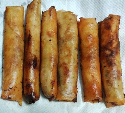 具だくさんカリカリ春巻