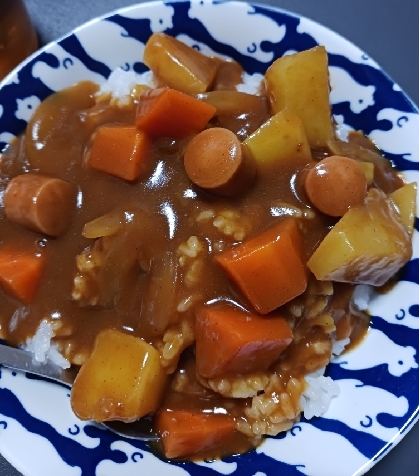 子供が大好き！ウインナーカレー