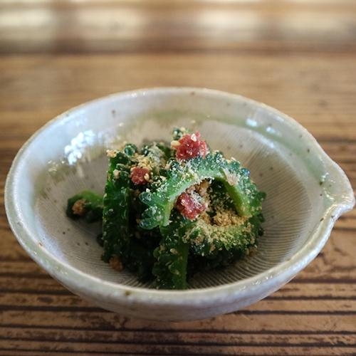 ゴーヤの梅ごま和え