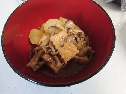 ストウブ17㌢〜厚揚げ＊ひじきの煮物