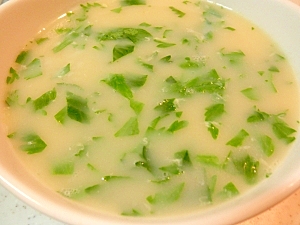 セロリの葉を使ったミルクスープ レシピ 作り方 By Tama9918 楽天レシピ
