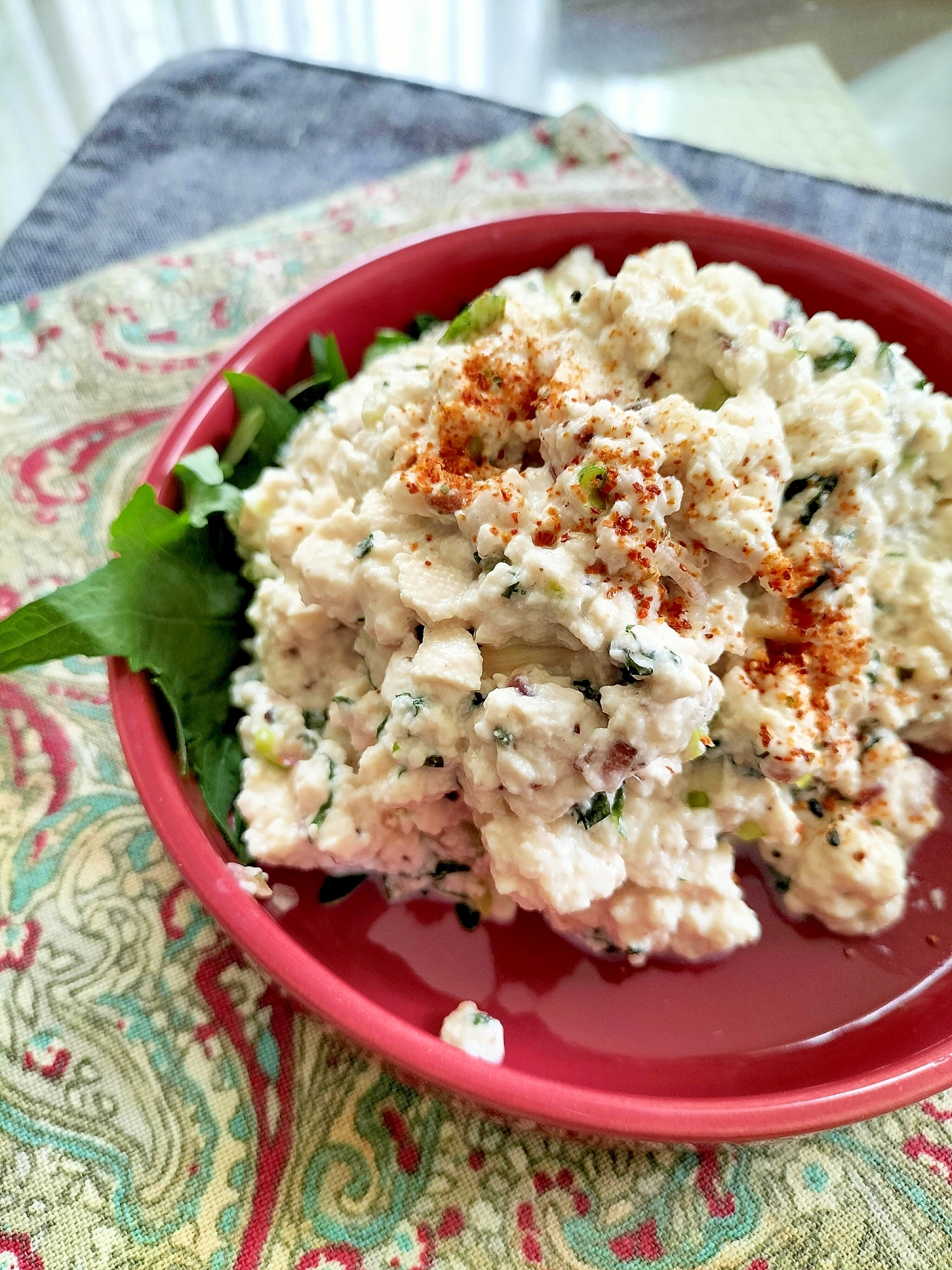 豆腐のなめろう♪花豆味噌使用