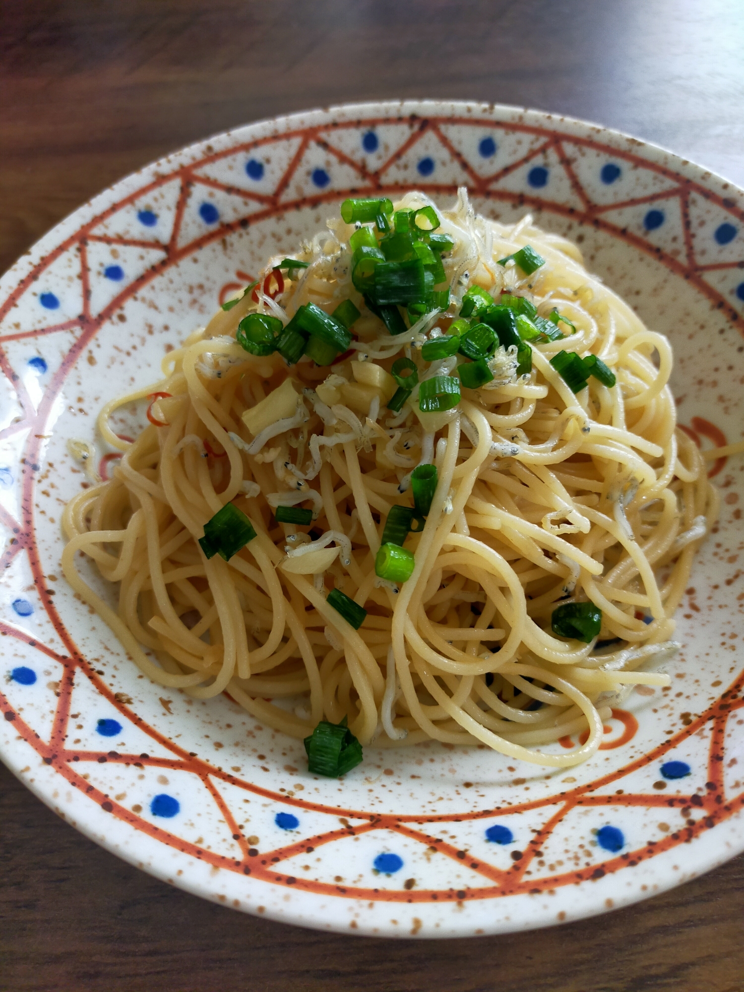 しらすとねぎの和風ペペロンチーノ