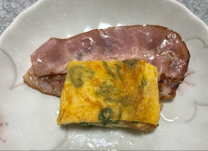 ➿卵焼きとウインナー焼き➿