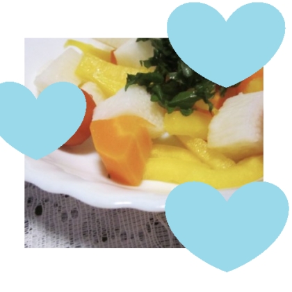 長芋のホクホク揚げ✨青のり＆七味がけ