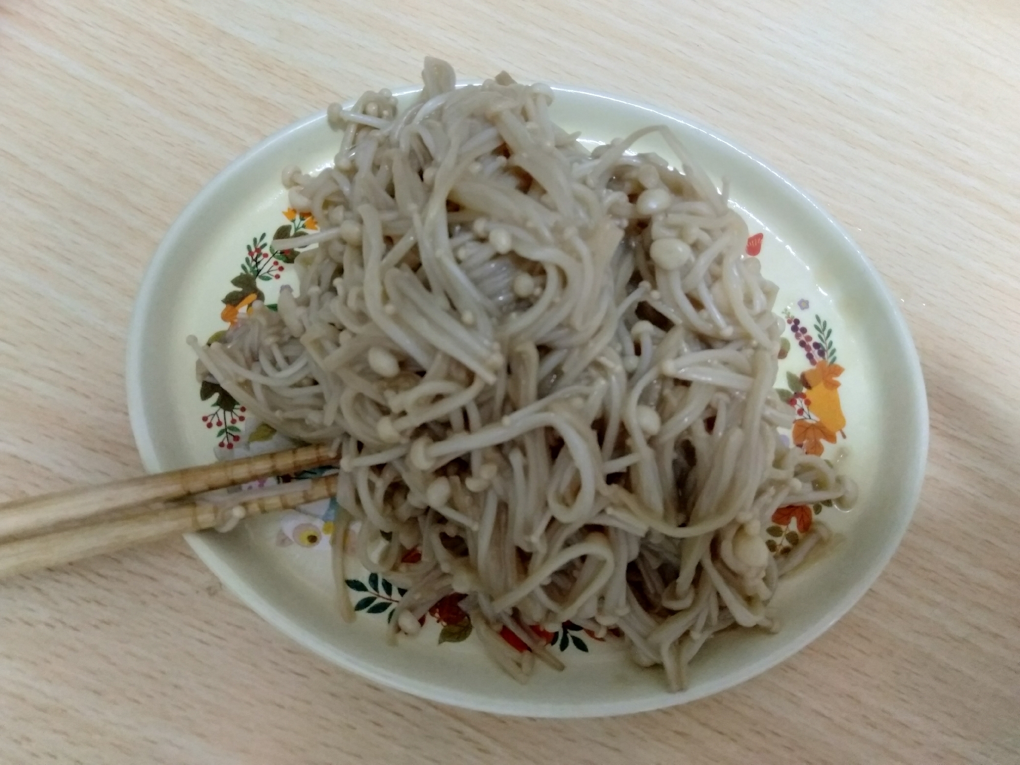 エノキのバター醤油炒め