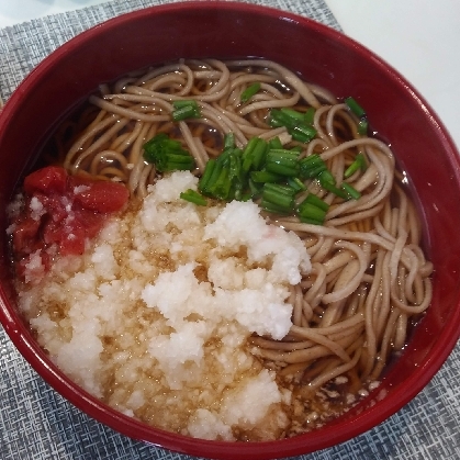さっぱり＊梅めんつゆでぶっかけそば *ꕤ*.ﾟ