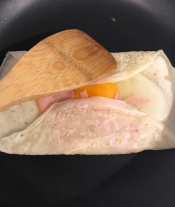 小麦粉で作る ガレット風朝ごはん レシピ 作り方 By Noa 1021 楽天レシピ
