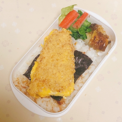 今日はお弁当！お好きなフライDeのり弁当♬