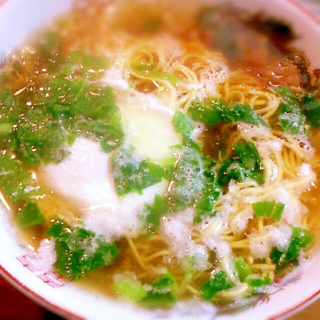 セロリの葉を消費！ラーメン