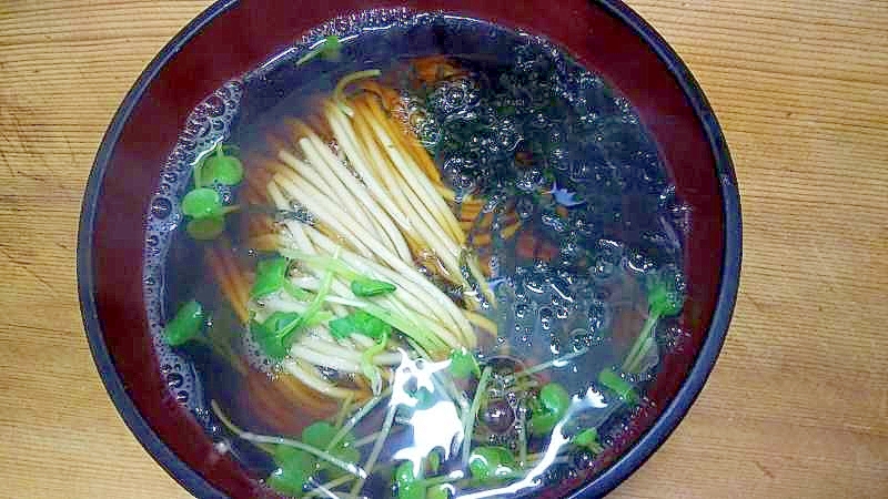 かいわれ刻み海苔蕎麦