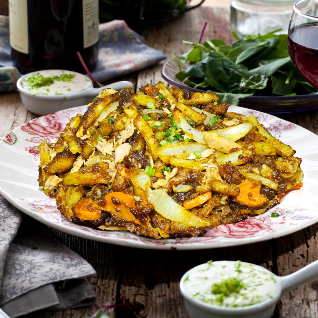 じゃが芋とツナのしっとり柔らか衣餡（ソースカツ味）