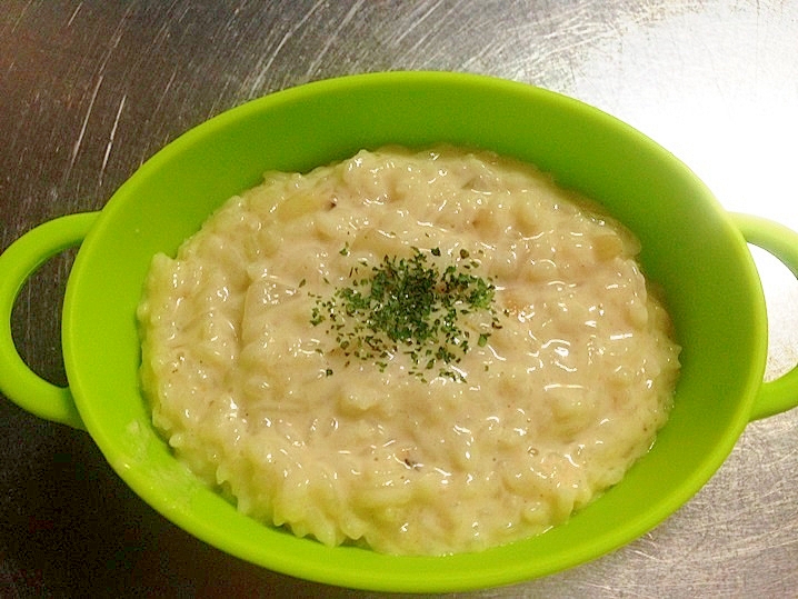 超簡単 余りごはんで作るシンプルリゾット レシピ 作り方 By Fatima Pt 楽天レシピ