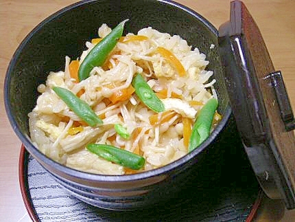 えのきの炊き込みご飯