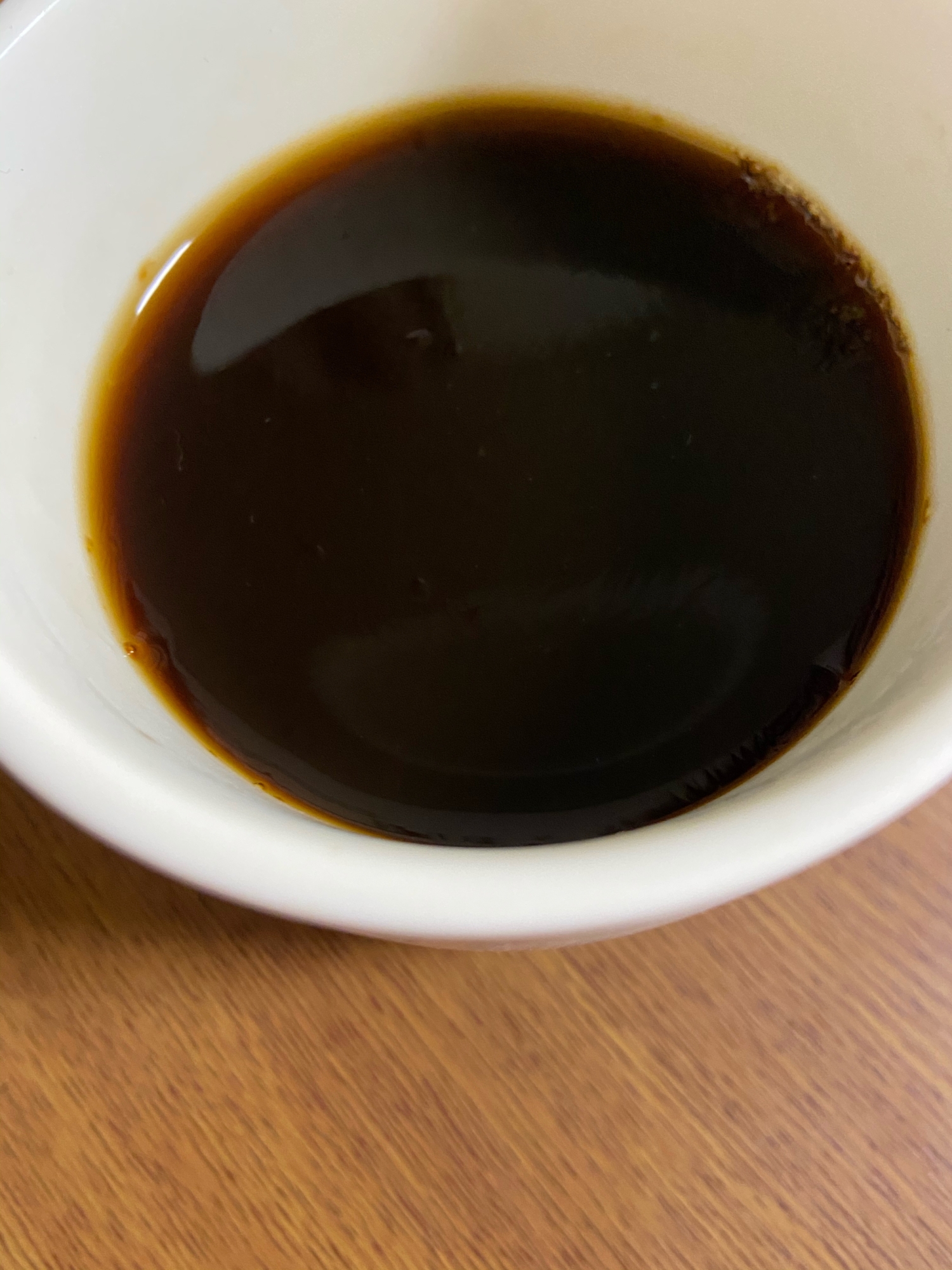 黒糖入りコーヒーゼリー