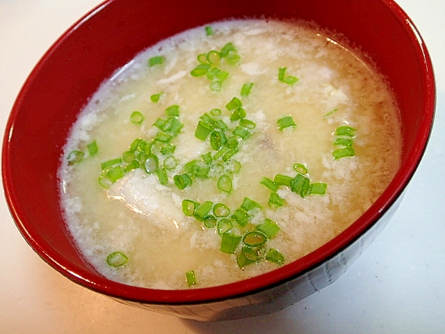 ししゃもと里芋のお味噌汁♬