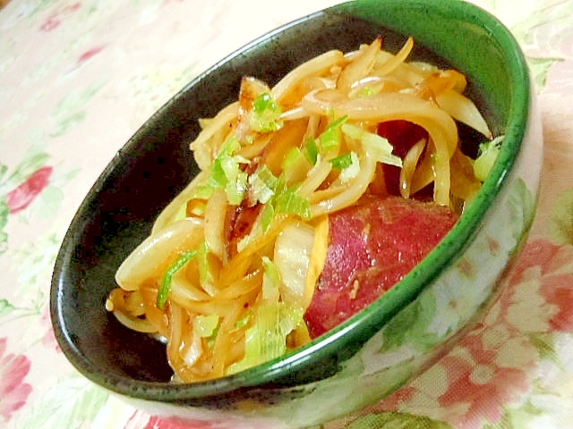 ❤薩摩芋と玉葱のすき焼きのタレ炒め❤