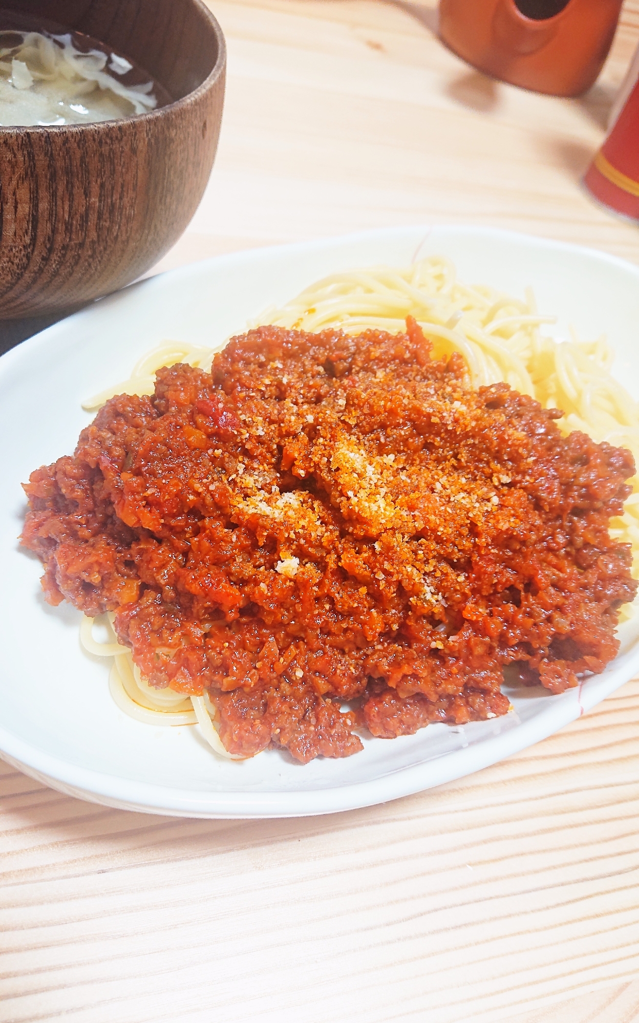 余ったソースはリメイク！ミートソースパスタ