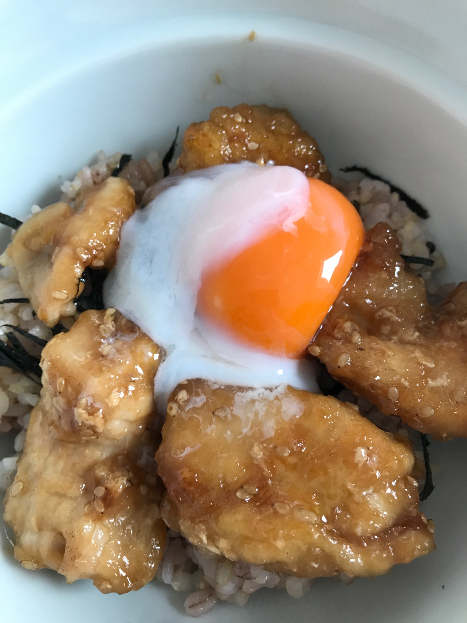 ランチにぴったり！照り焼きチキン丼