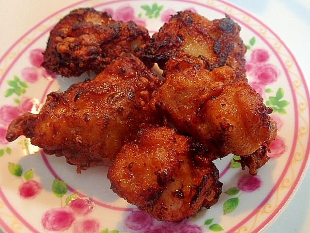 ❤醤油麹とすし酢で　柔らか鶏モモのから揚げ❤