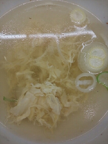ネギ卵中華スープ