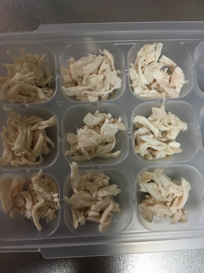 離乳食後期 ささみの冷凍保存 レシピ 作り方 By 農家の嫁 楽天レシピ