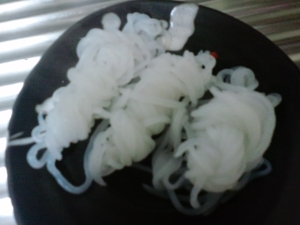 自分で結ぶ、結びこんにゃく