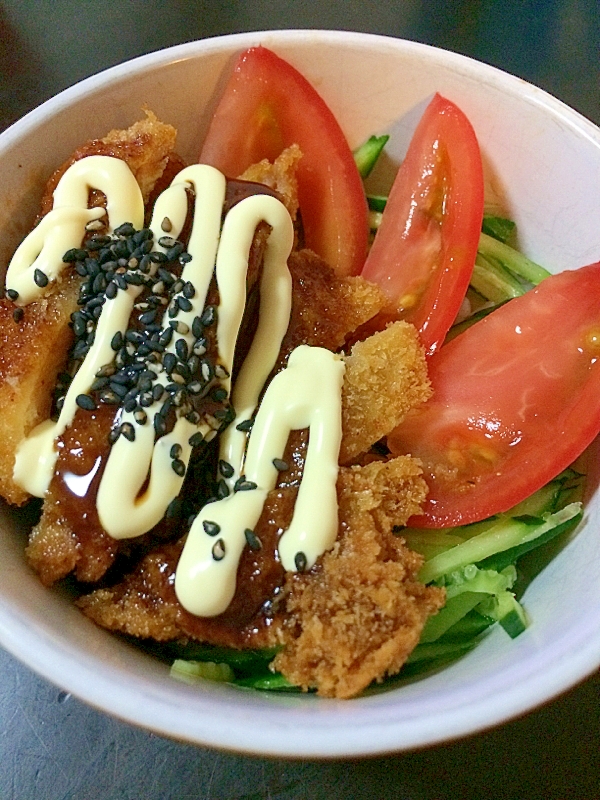 ふくいポークで野菜＆カツ丼