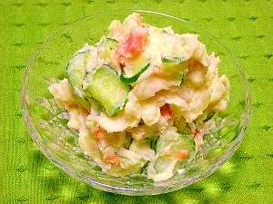 酢玉ねぎ入り☆野菜だけのポテトサラダ