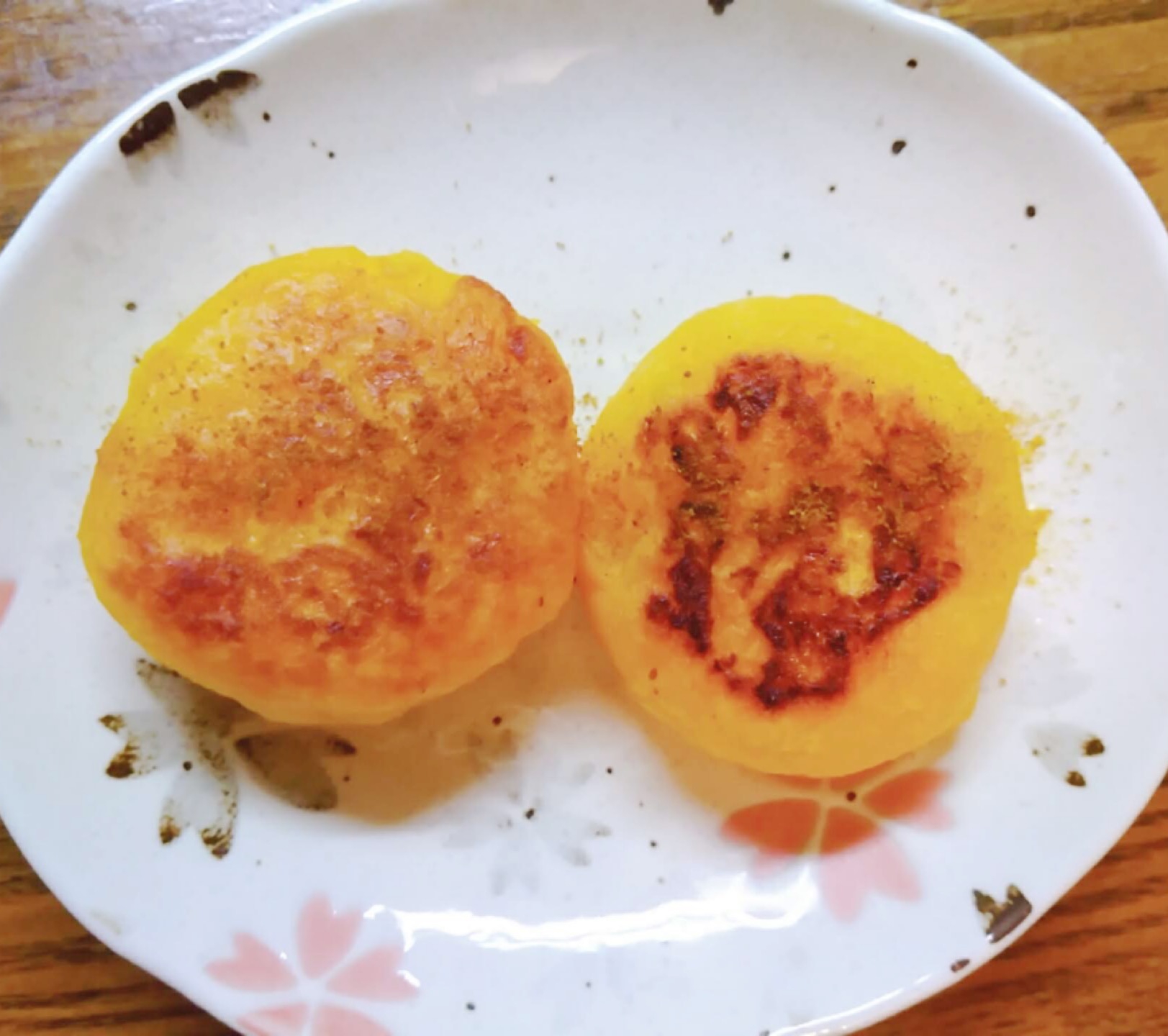 お弁当に☆カレー味の薩摩芋もち