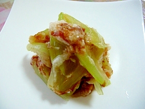 里芋の茎 芋茎 緑ずいき のとろろあえ レシピ 作り方 By 手作り大好き さくら 楽天レシピ