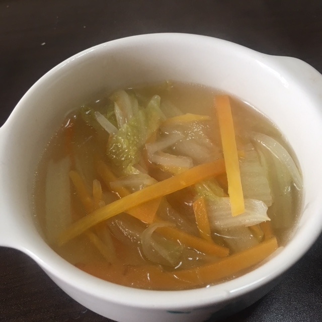 野菜で優しい中華スープ