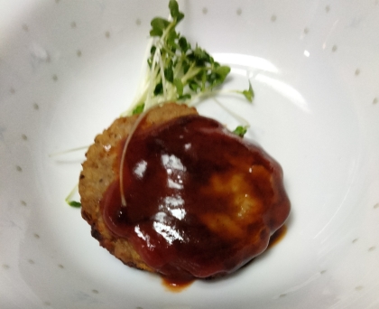 豚こま切れ肉から作る☆豆腐入りハンバーグ