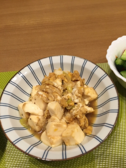 めんつゆで味付け☆ 炒り豆腐