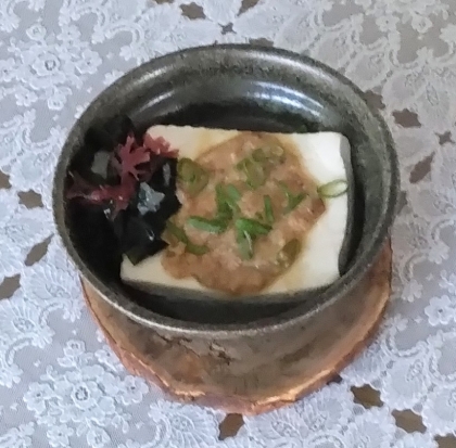 あと一品にᕷ* かつお味噌のアレンジ温奴ꕤ୭*