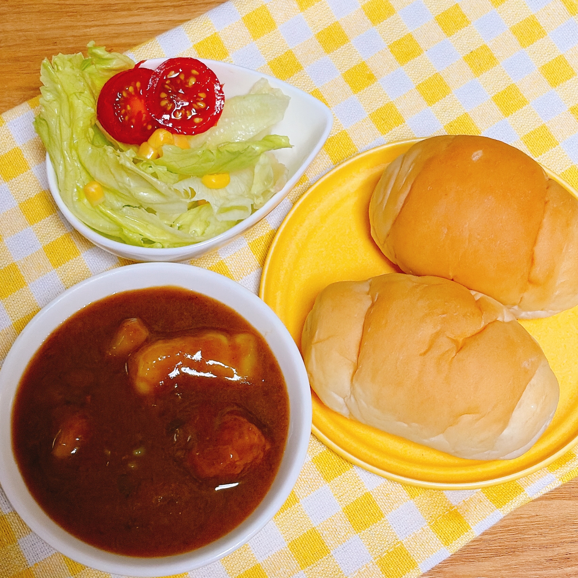 簡単♫カレーサラダセット