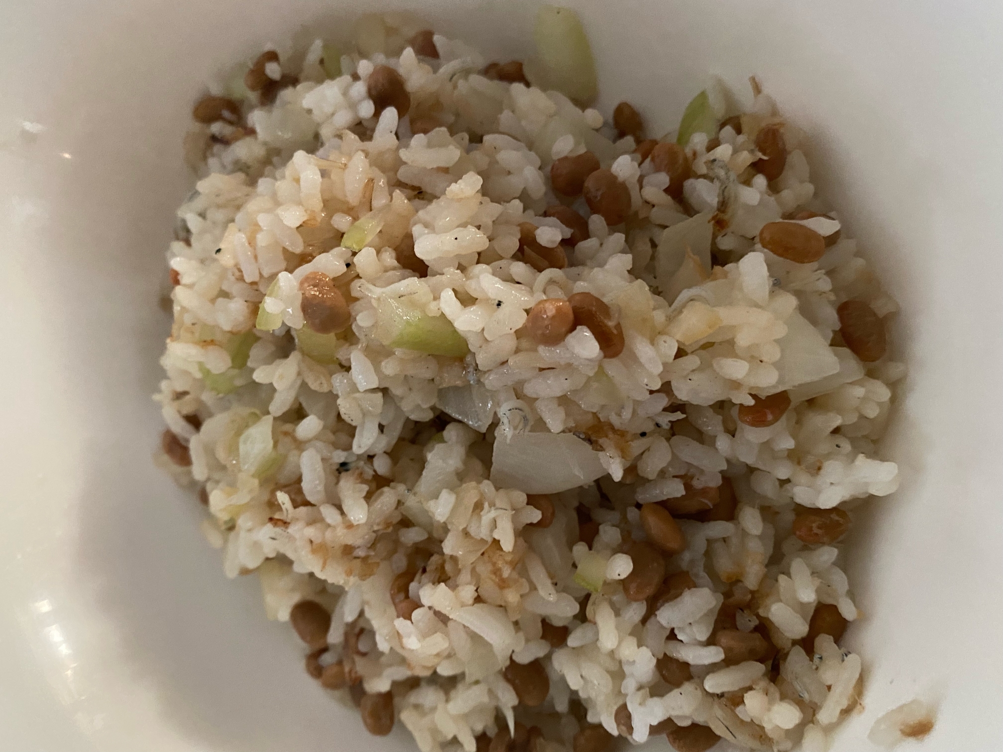 子供も大好き!納豆しらすチャーハン
