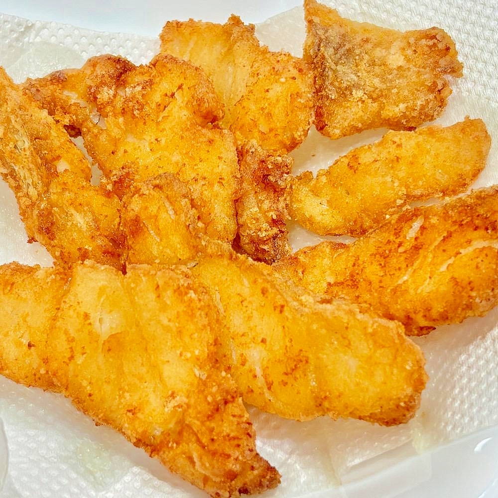 【幼児食】揚げ焼き白身魚の竜田揚げ