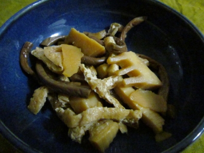 タケノコとゼンマイの煮物