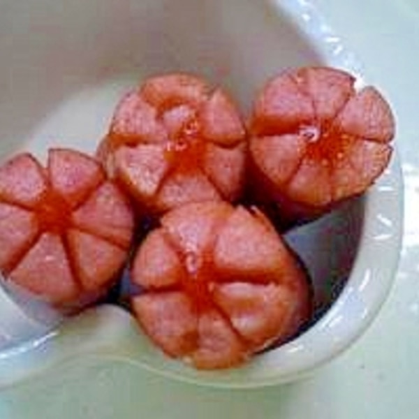 いつものウインナーが お花のウインナー レシピ 作り方 By ひろりん1106 楽天レシピ いつものウインナーが お花のウインナー レシピ 作り方 By ひろりん1106 楽天レシピ