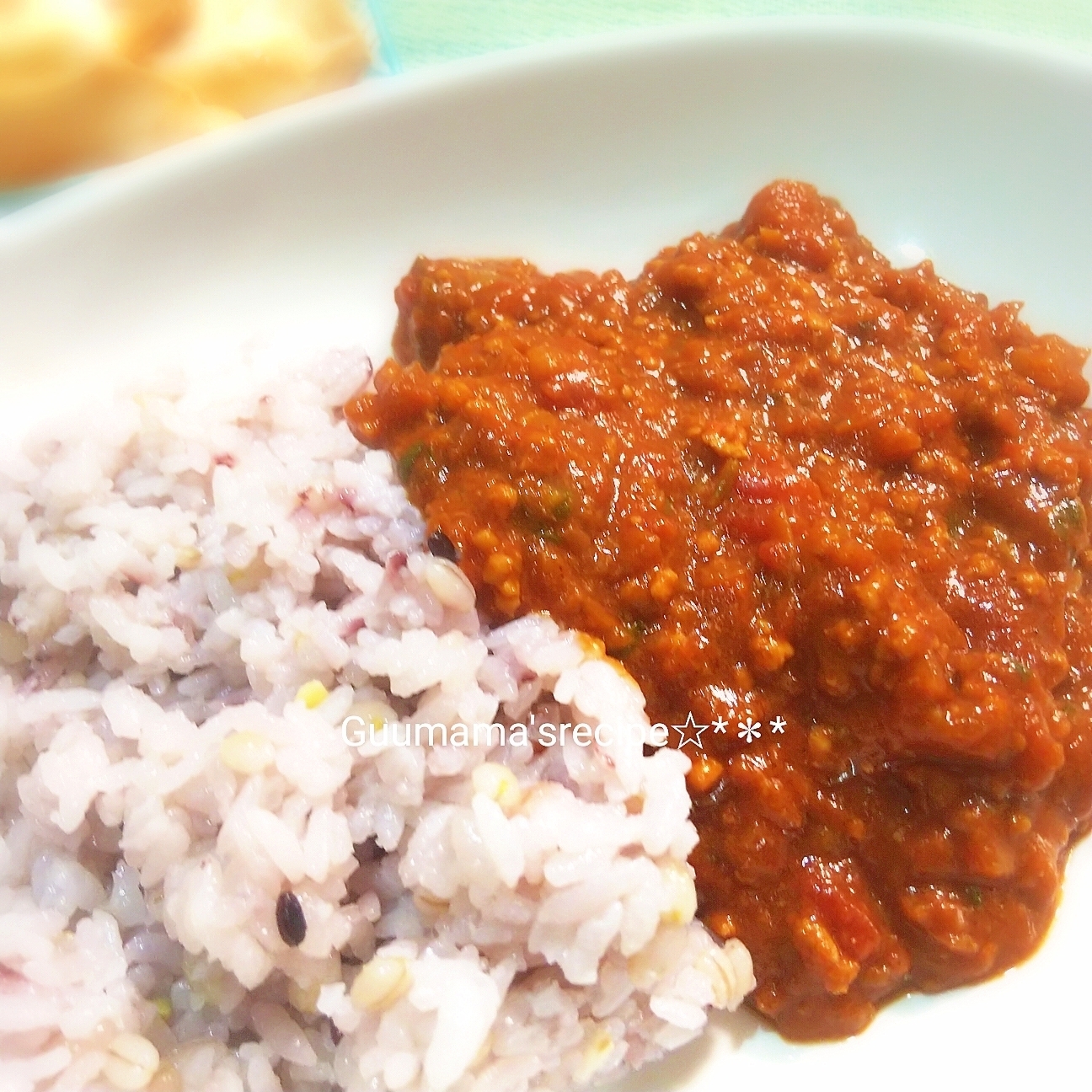 リコピン＆ビタミン♡セロリとトマト缶のキーマカレー