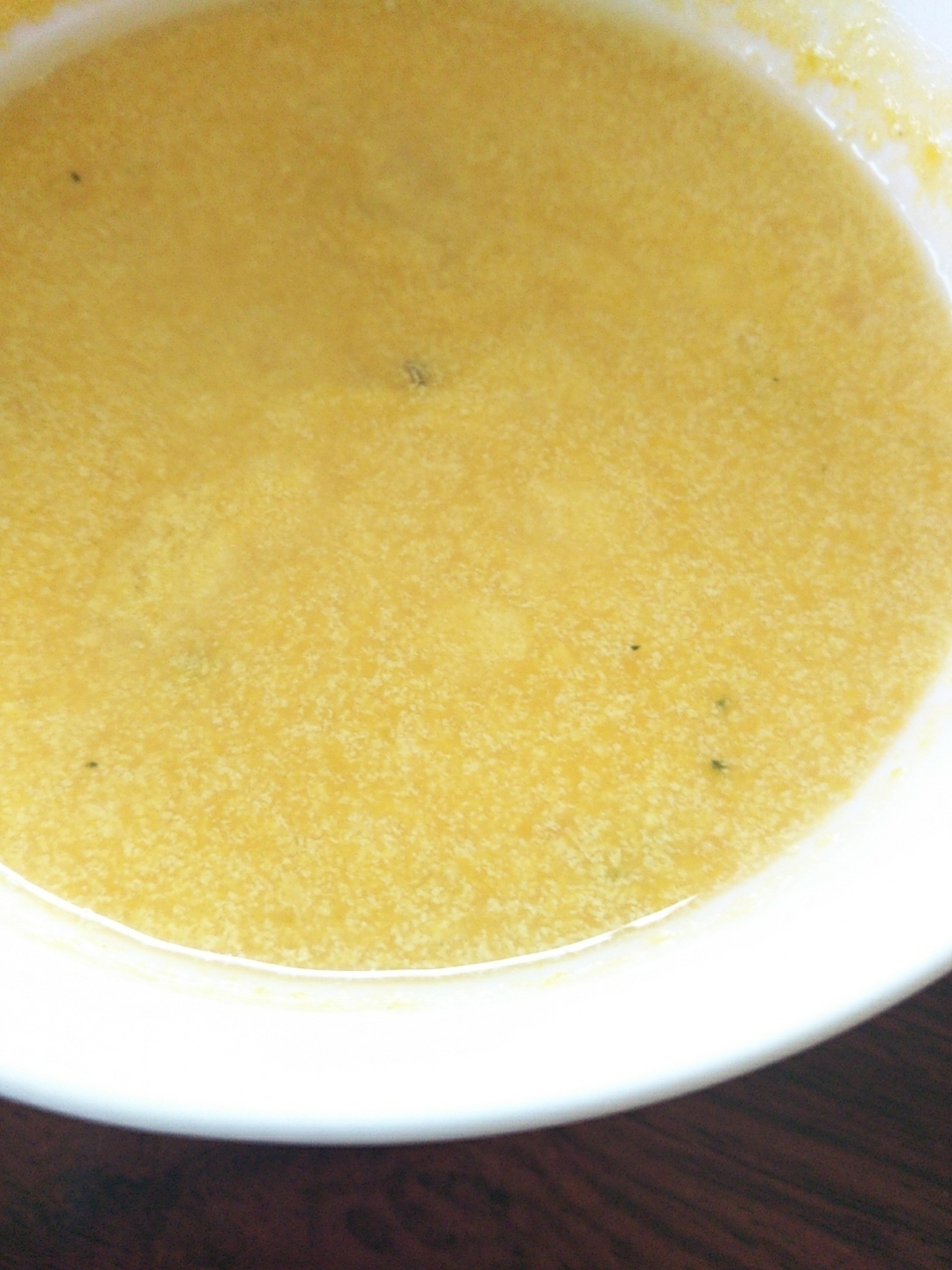 簡単カボチャの豆乳スープ